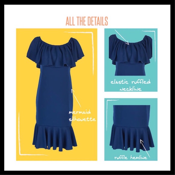 LuLaRoe Cici Mermaid Dress Medium Burnt Orange LLR - Picture 7 of 8